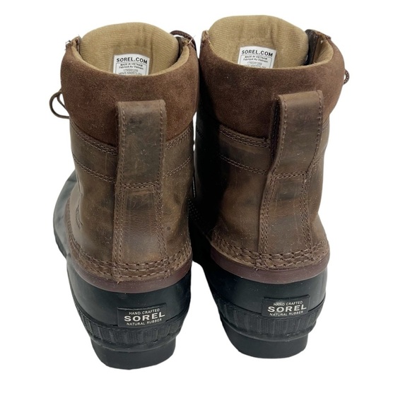SOREL Cheyanne Men\'s Size 8 Waterproof Duck Boot With leather upper main image 8